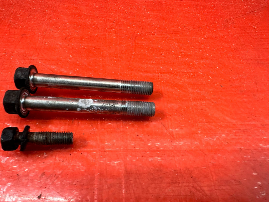 08 15 LANCER EVOLUTION X EVO 10 4B11T POWER STEERING BRACKET BOLTS HARDWARE #2176
