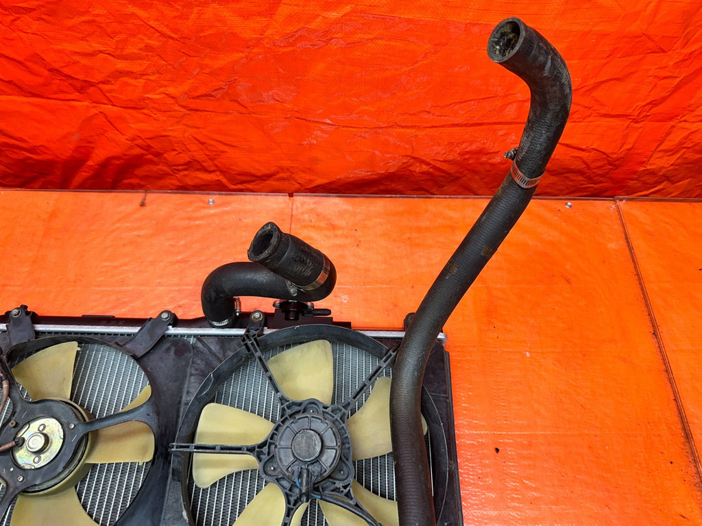 92 96 HONDA PRELUDE RADIATOR ASSEMBLY FANS HOSES OEM #33213