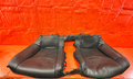 08 09 INFINITI G37 COUPE SPORT REAR UPPER SEAT BLACK LEATHER COVER SKIN OEM 3200