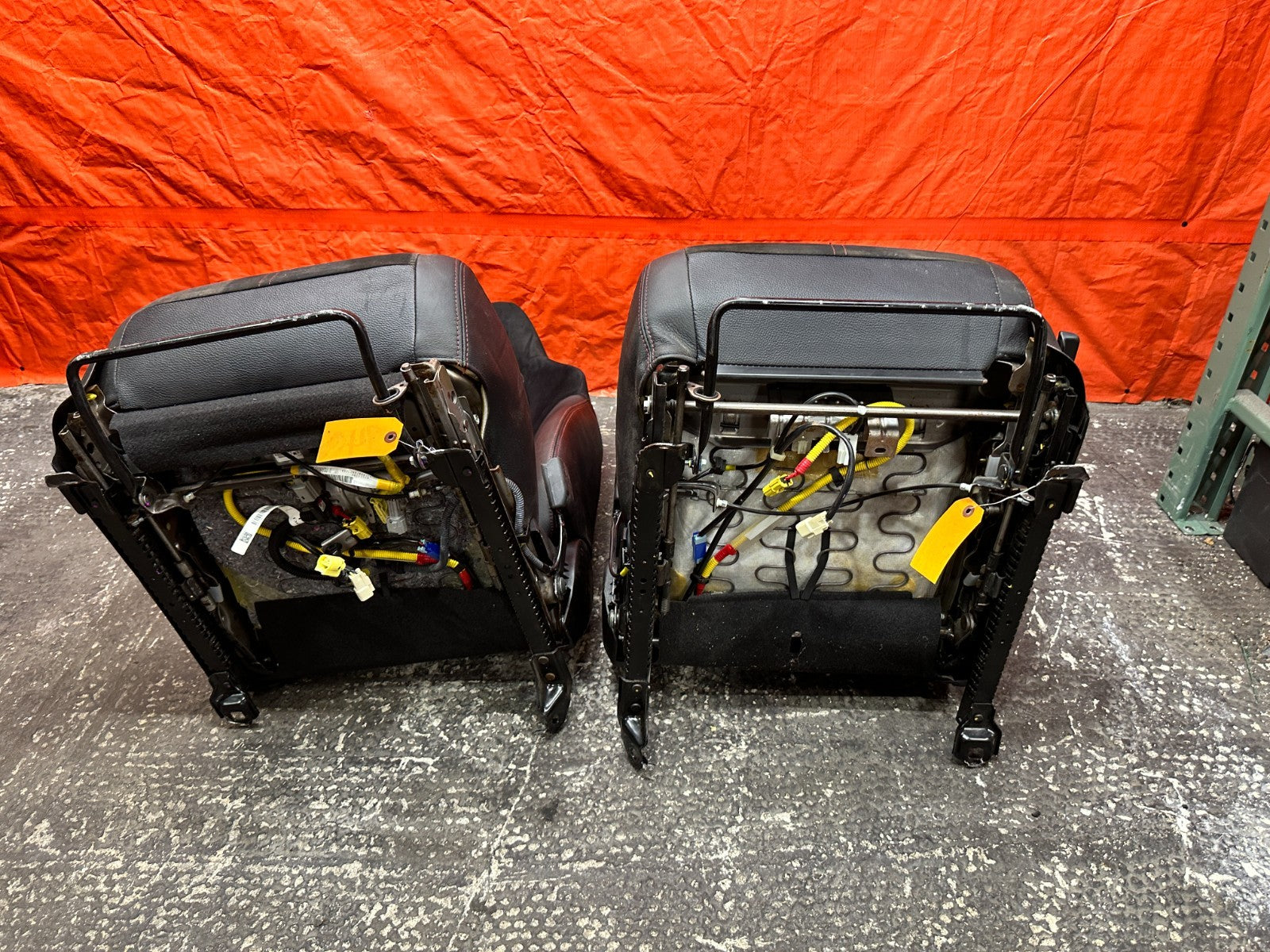 08-14 SUBARU IMPREZA WRX STI FRONT SEATS PAIR DRIVER PASSENGER OEM #7419