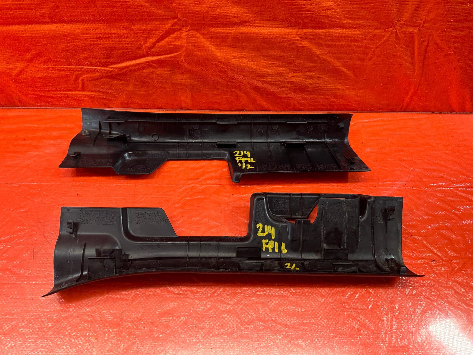 08 15 LANCER EVOLUTION X EVO 10   LEFT AND RIGHT FLOOR PILLARS SCUFF PLATES #21415