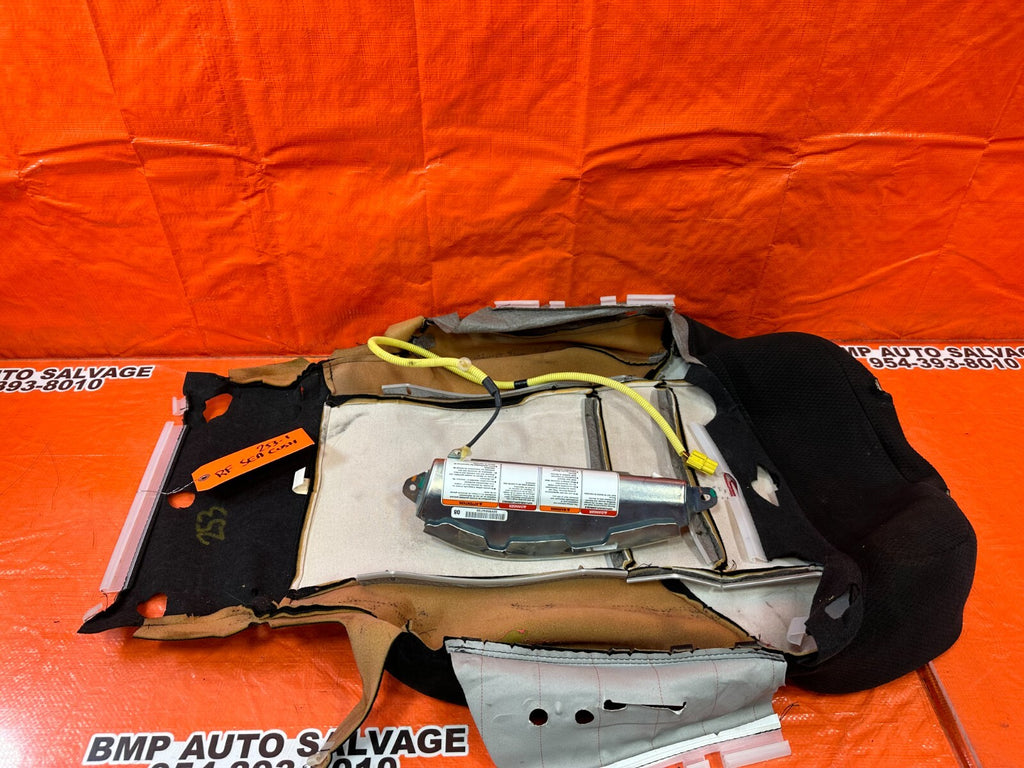 06 11 HONDA CIVIC SI RIGHT FRONT UPPER SEAT SKIN CLOTH FABRIC COVER OEM #25310