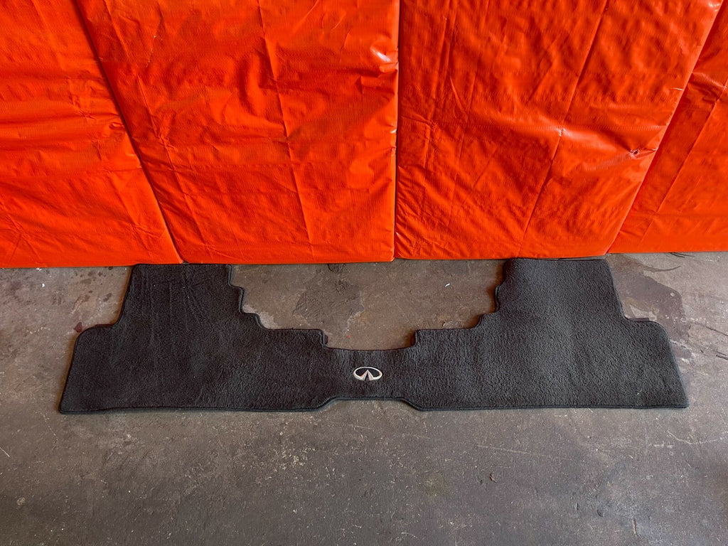 08 13 INFINITI G37   2D SPORT   REAR   INTERIOR FLLOR MAT   BLACK COLOR   OEM OE0