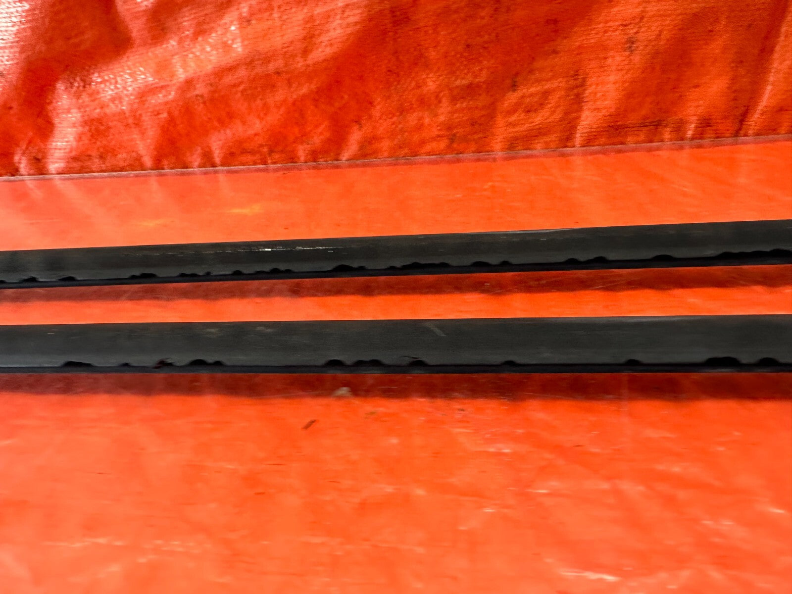 92 93 HONDA CIVIC COUPE HATCH EXTERIOR DOOR WINDOW GLASS TRIM SET LEFT RIGHT 2357