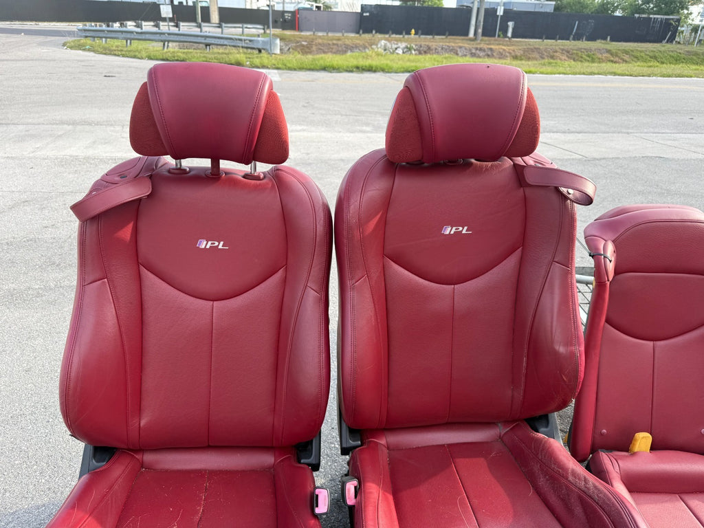 INFINITI G37 Q60 CONVERTIBLE IPL EDITION FRONT SEATS REAR SEATS DOOR PANELS OEM5