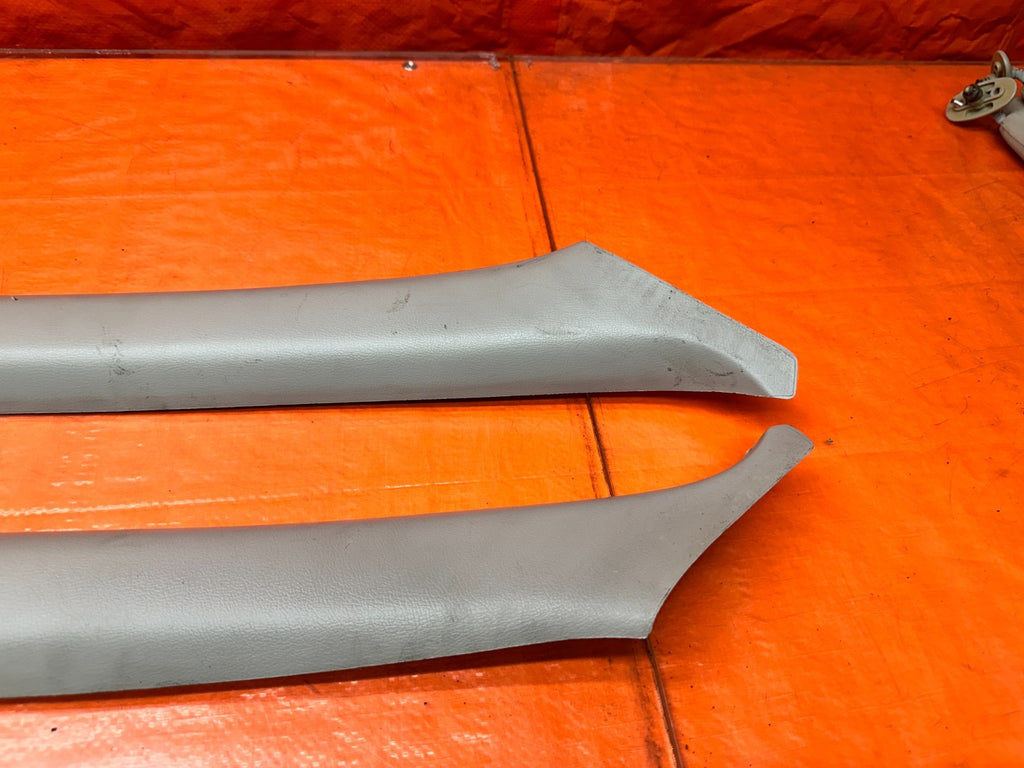 94-01 ACURA INTEGRA 4D SEDAN FRONT WINDSHIELD A PILLAR TRIM PANELS PAIR #3404