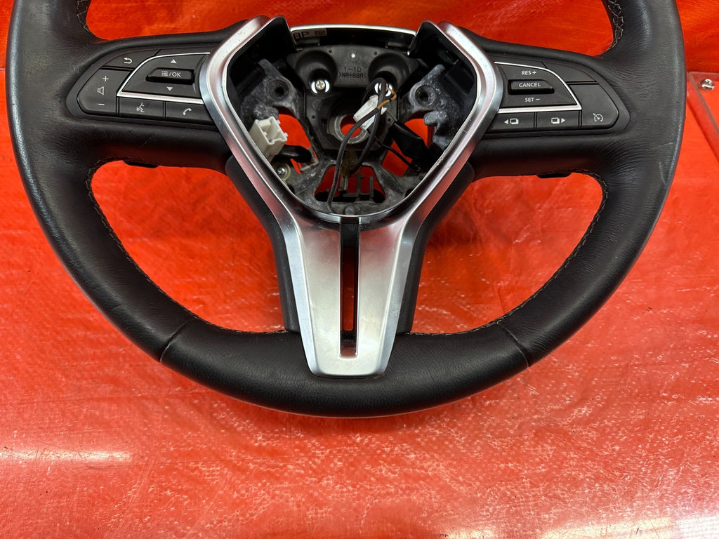 17 20 INFINITI Q60   RED SPORT 400   STEERING WHEEL W/ PADDLE SHIFTERS   OEM 2004