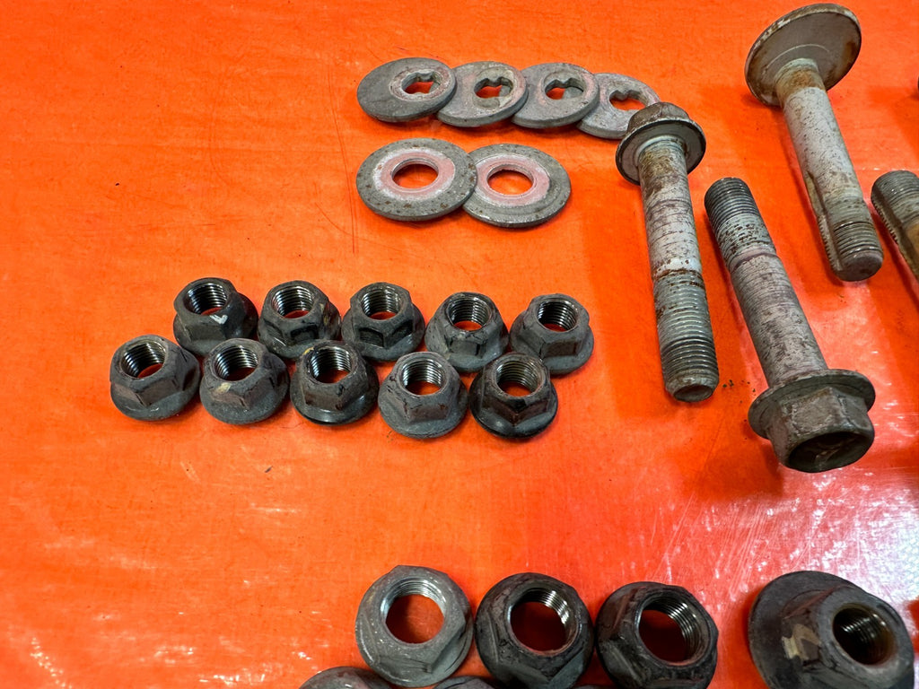 13 16 HYUNDAI GENESIS COUPE 3.8L   REAR TRAILING ARM CAMBER CASTER BOLTS #3026