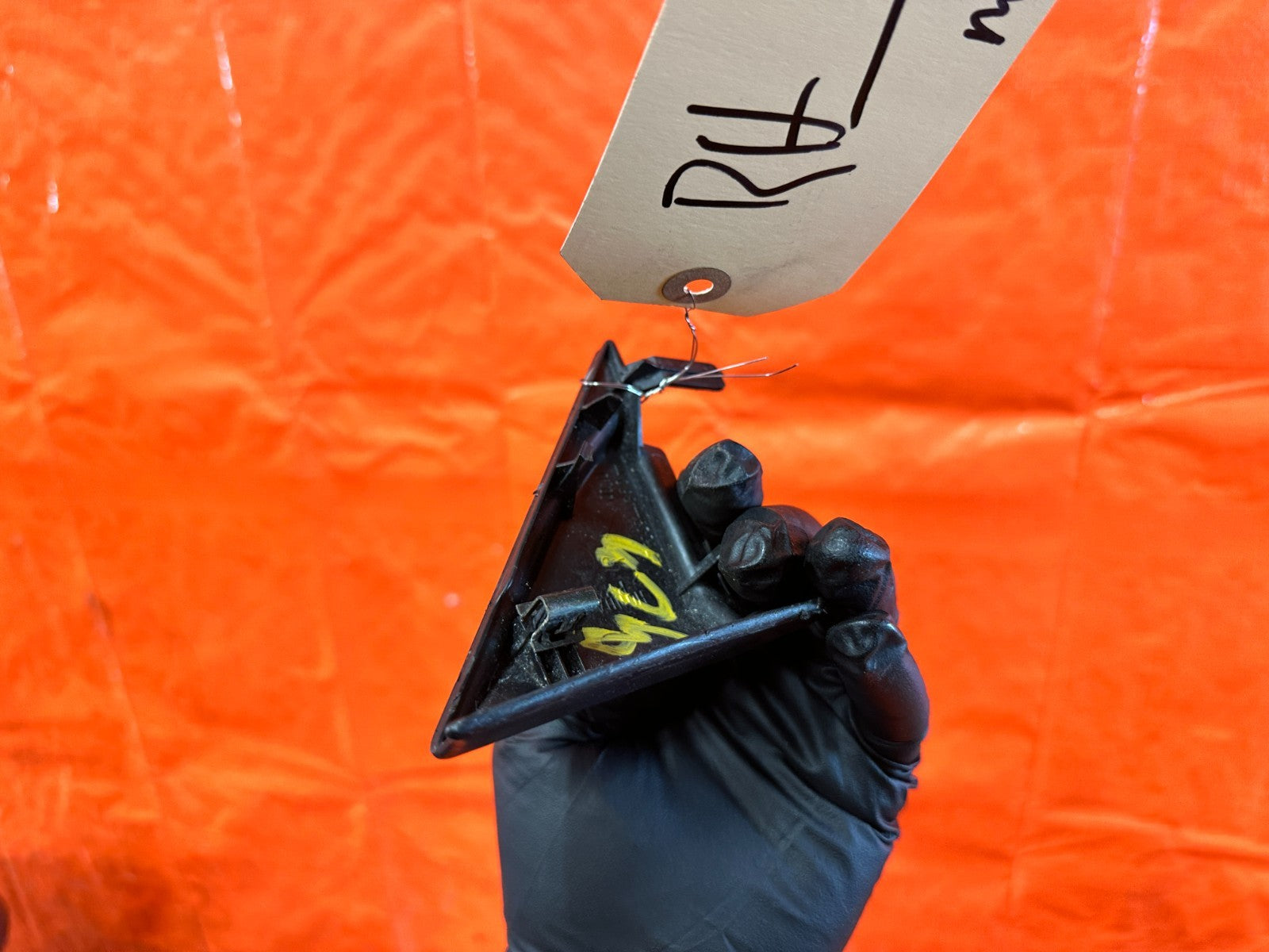97 01 HONDA PRELUDE   INTERIOR MIRROR TRIM COVER PLASTIC PASSENGER RIGHT OEM 3236