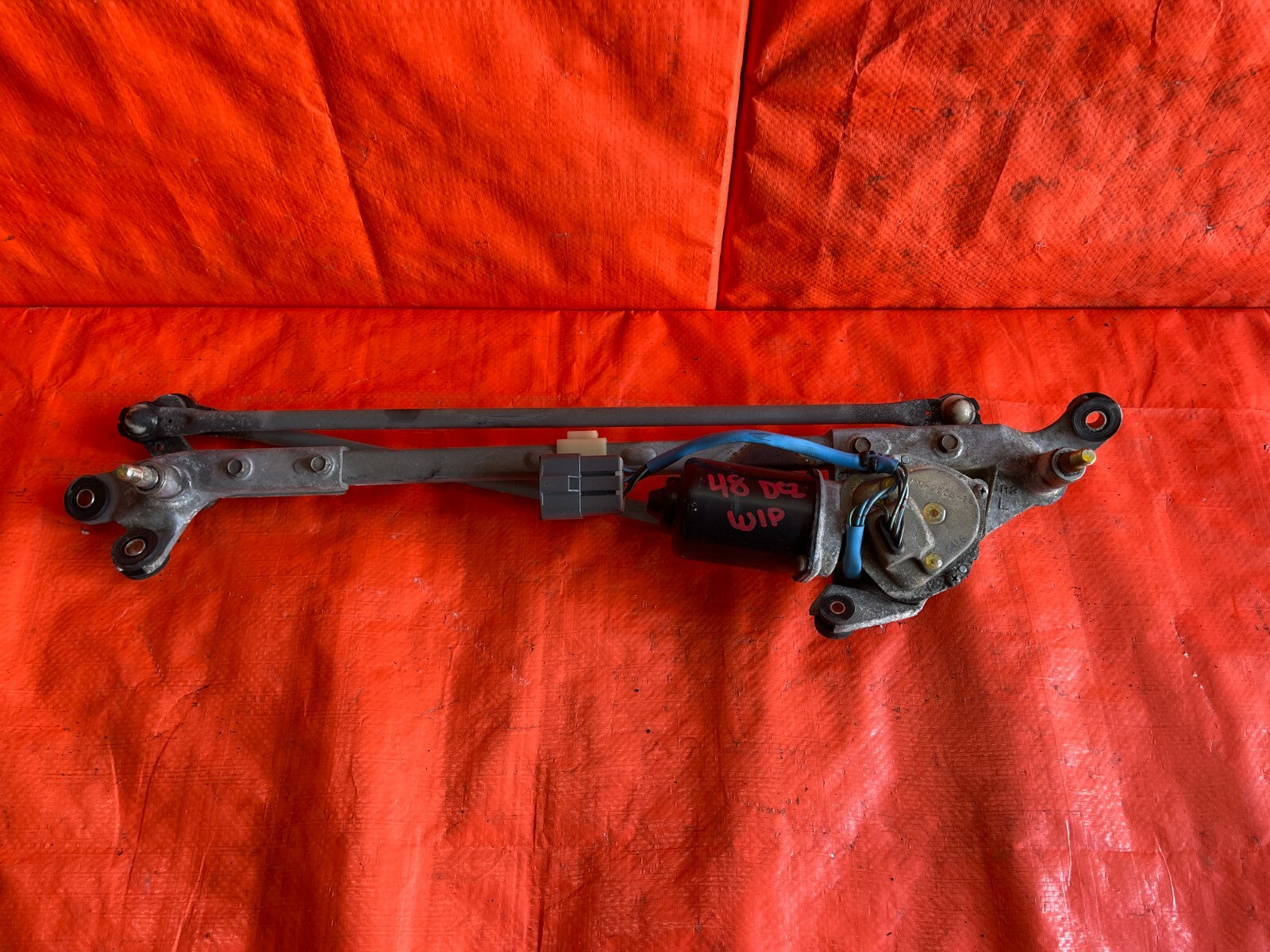 94   01 ACURA INTEGRA 2 & 4 DOOR FRONT WINDSHIELD WIPER MOTOR WITH LINKAGE #480