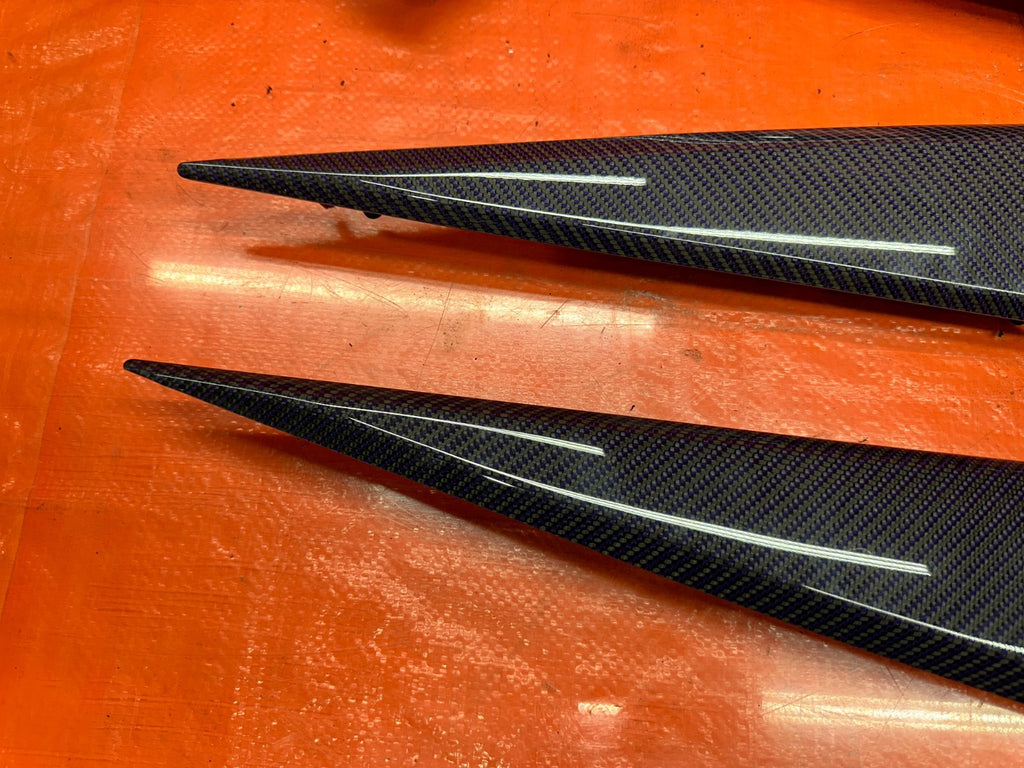 16 23 INFINITI Q60 BLUE CARBON FIBER INTERIOR TRIM DASH KIT OEM FACTORY6