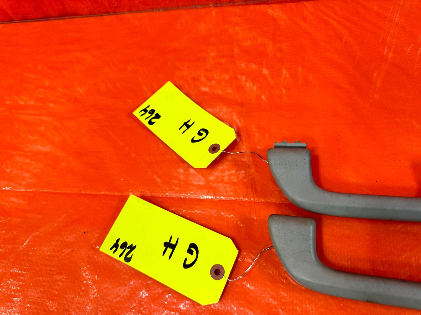 06 08 HONDA CIVIC SI COUPE INTERIOR HEADLINER GRAB HANDLE SET LEFT & RIGHT 2643