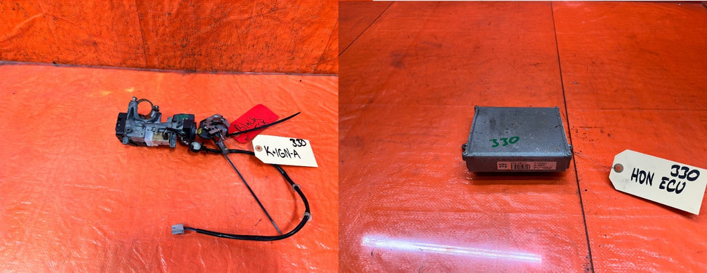 04 05 ACURA TSX   ENGINE COMPUTER ECU W/ MATCHING IGNITION SWITCH OEM #300