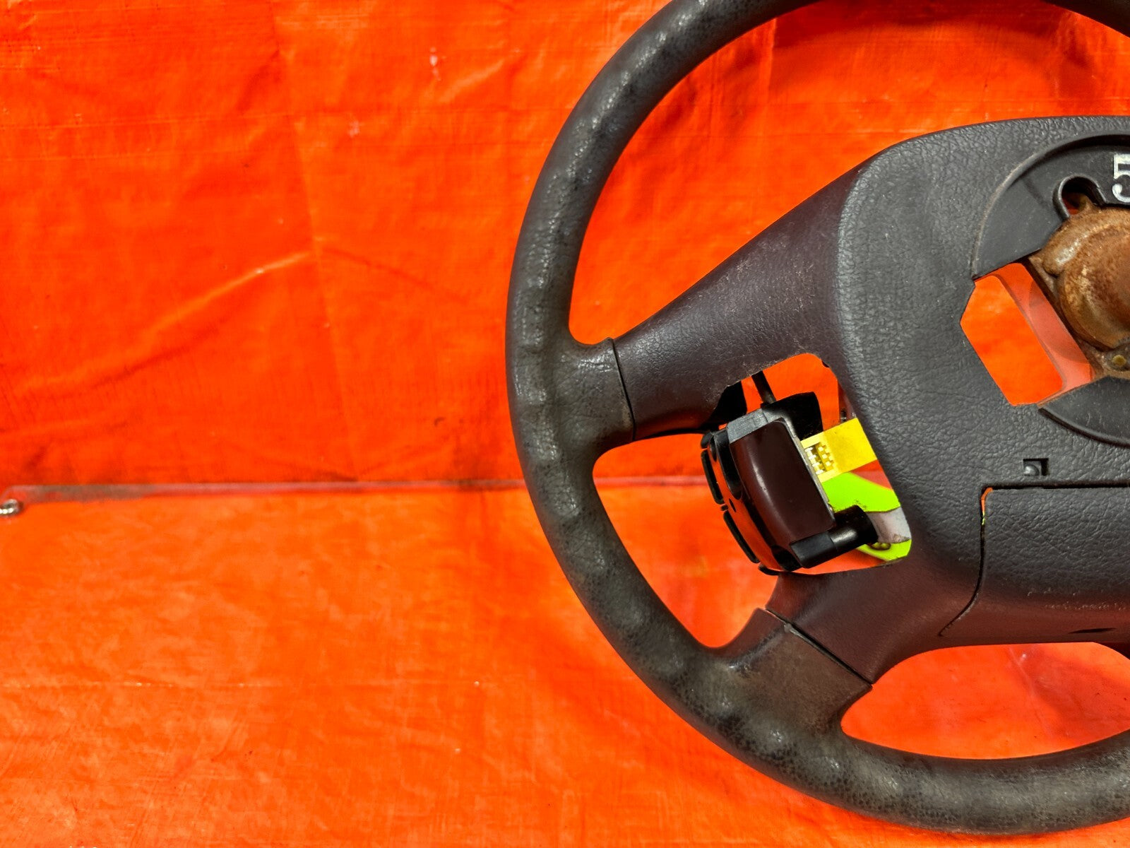96 97 HONDA DEL SOL   STEERING WHEEL   BLACK COLOR   OEM FACTORY #29510
