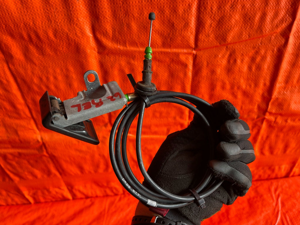94 01 ACURA INTEGRA   2 & 4 DOOR   HOOD RELEASE CABLE W/ LEVER SWITCH   OEM #622