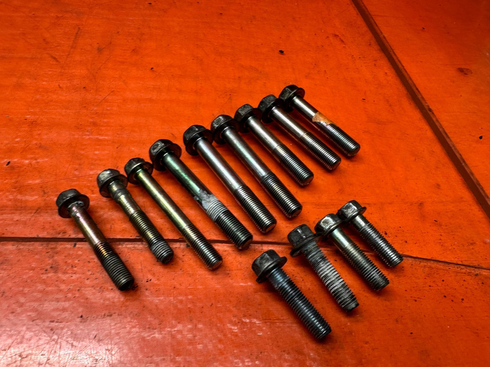 00 03 HONDA S2000 AP1 MT MANUAL TRANSMISSION BELL HOUSING BOLTS HARDWARE 3378