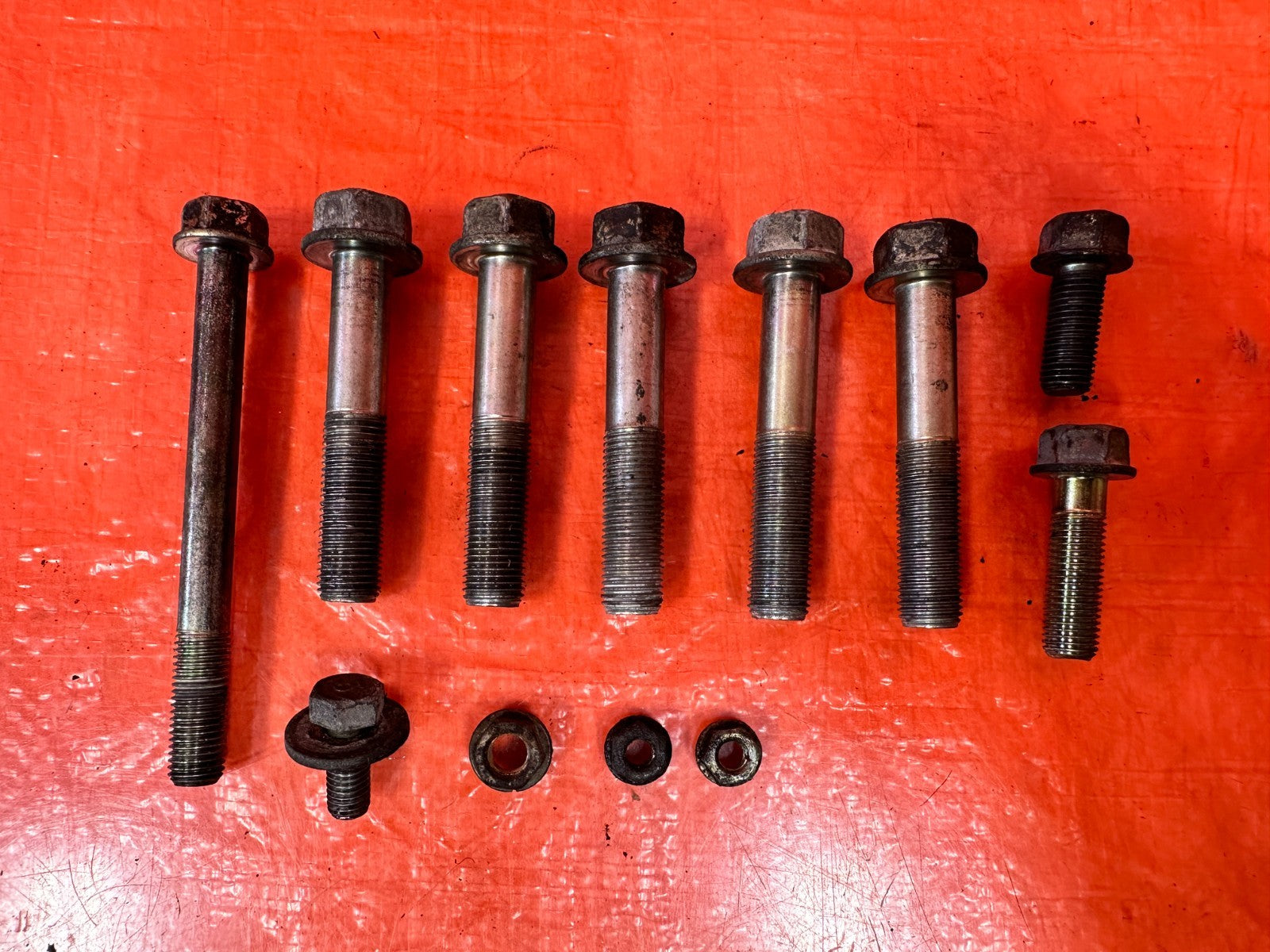 88 91 HONDA CIVIC   TRANSMISSION BELL HOUSING BOLTS HARDWARE   OEM 3252