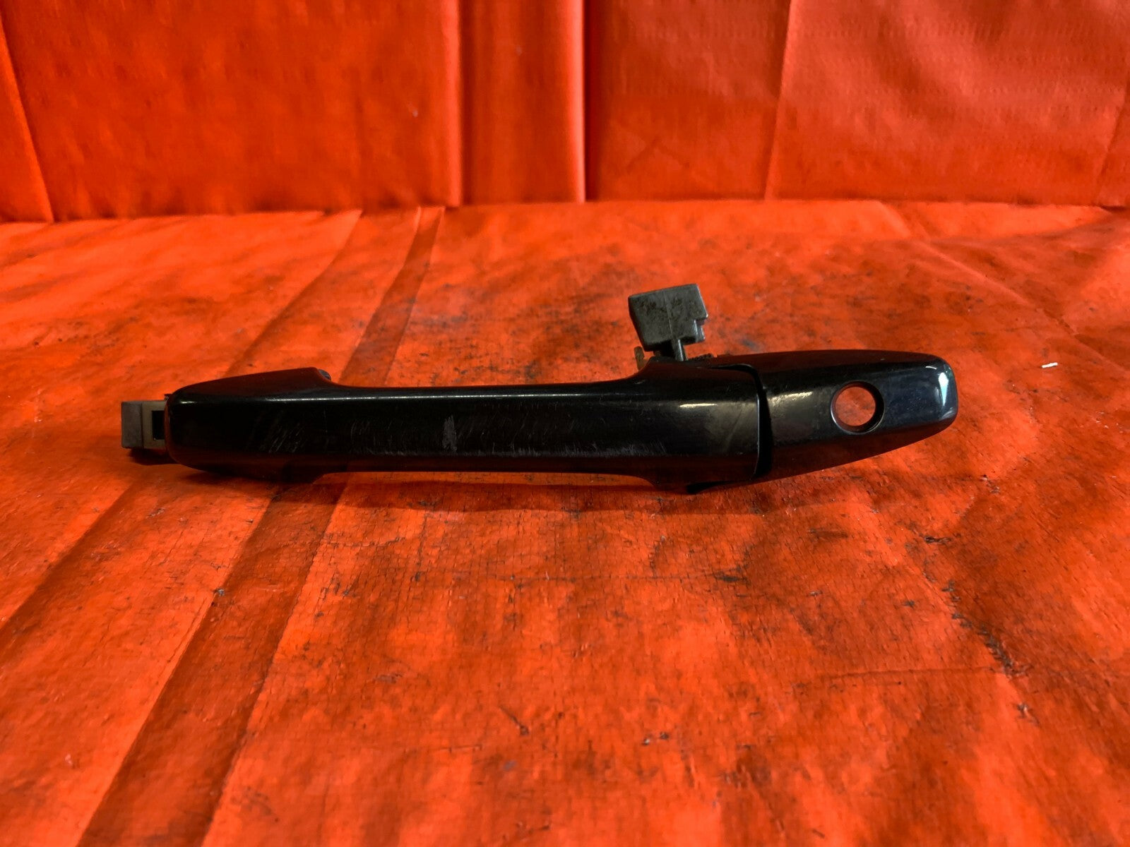 OEM 2008 08 HONDA CIVIC SI COUPE DRIVER LEFT EXTERIOR DOOR HANDLE BLACK COLOR0