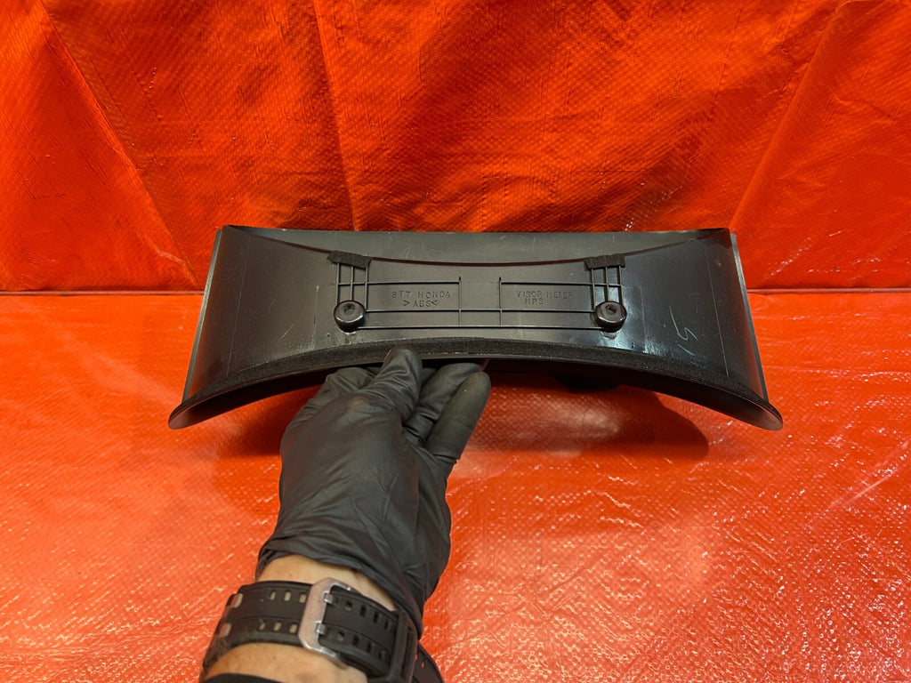 94   01 ACURA INTEGRA   INSTRUMENT GAUGE CLUSTER BLACK BEZEL PLASTIC TRIM #1596