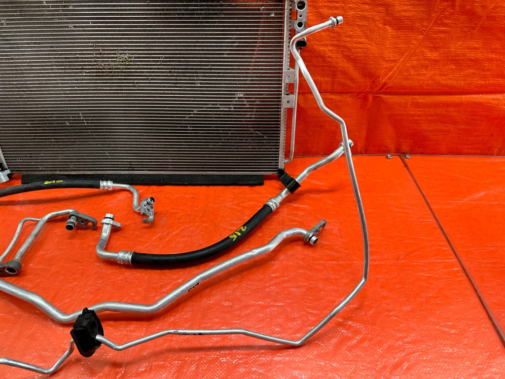 16 20 INFINITI Q50   3.0L   AC LINE SET LINES PIPES HOSES W/ CONDENSER OEM #2156