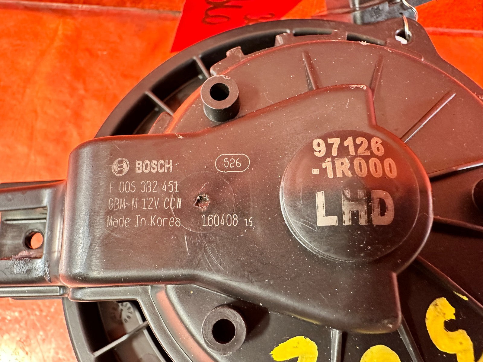 10 16 HYUNDAI GENESIS COUPE HVAC AIR CONDITIONING AC BLOWER MOTOR & RESISTOR 3023