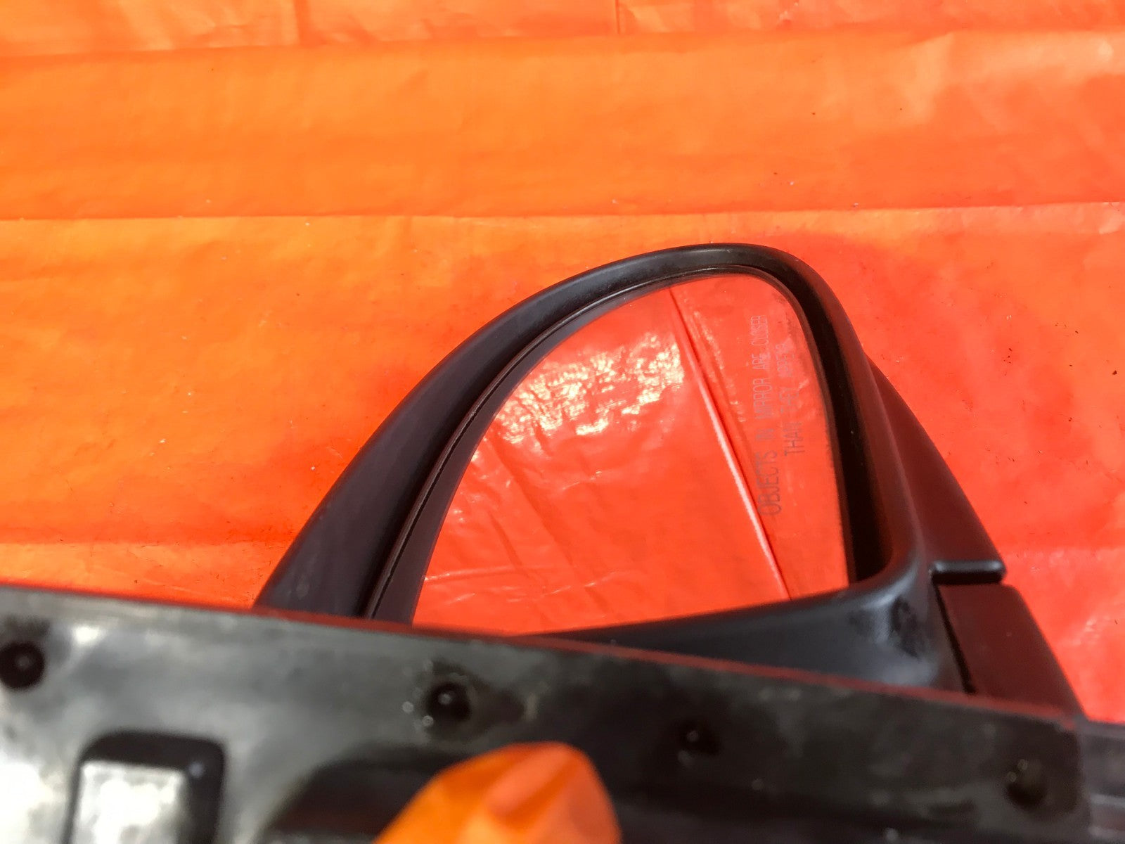OEM 2007 07 HYUNDAI ACCENT SEDAN PASSENGER RIGHT SIDE VIEW MIRROR RED7