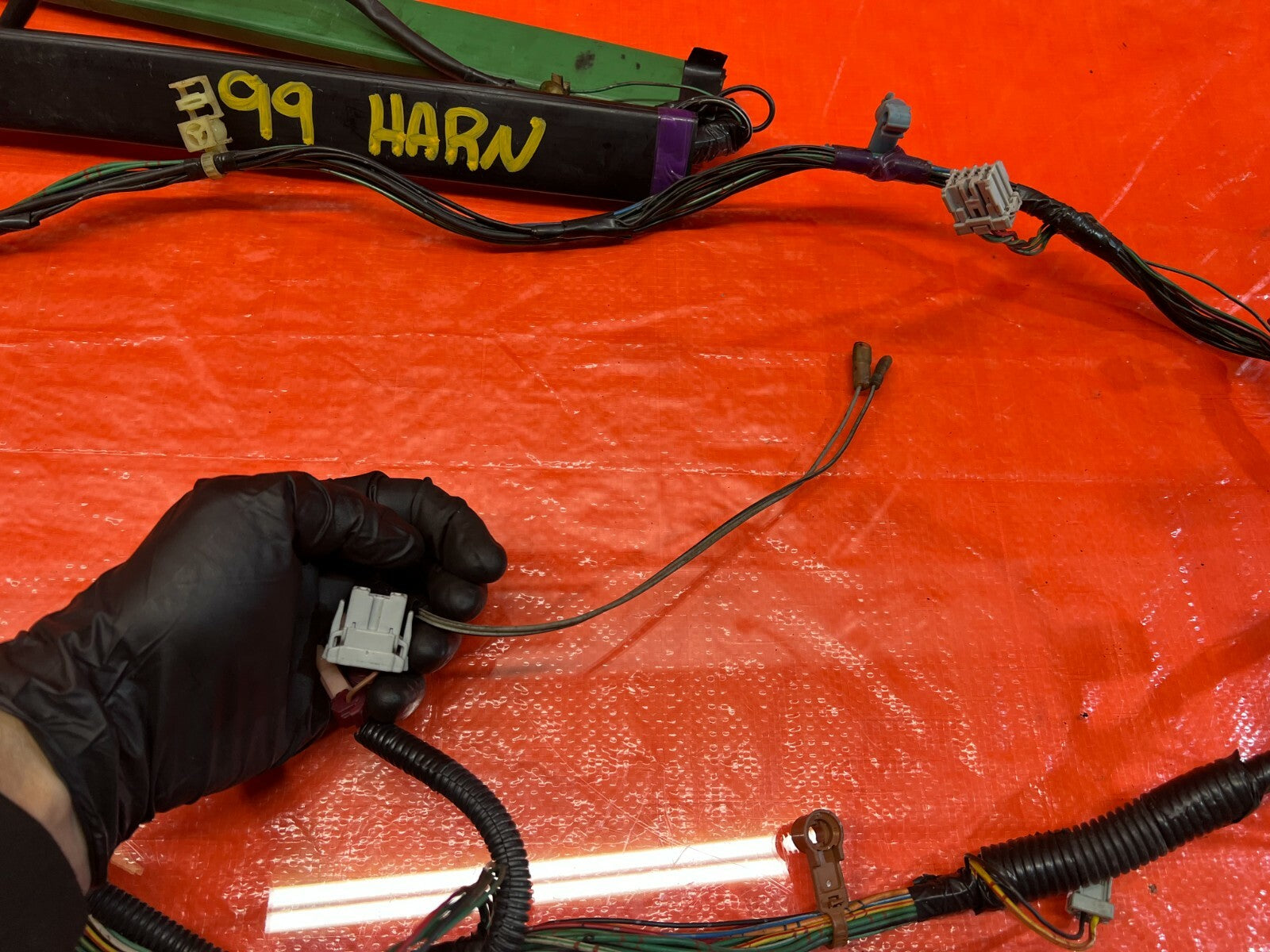 98 01 ACURA INTEGRA   2D MODEL ONLY   REAR INTERIOR WIRING WIRE HARNESS   OEM 9910