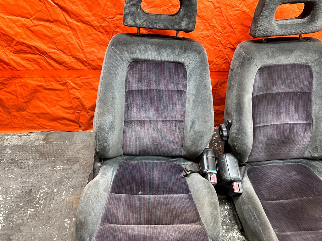 90-93 ACURA INTEGRA DA B17A1 GSR FRONT SEATS PAIR LEFT DRIVER RIGHT PASS OEM 16017