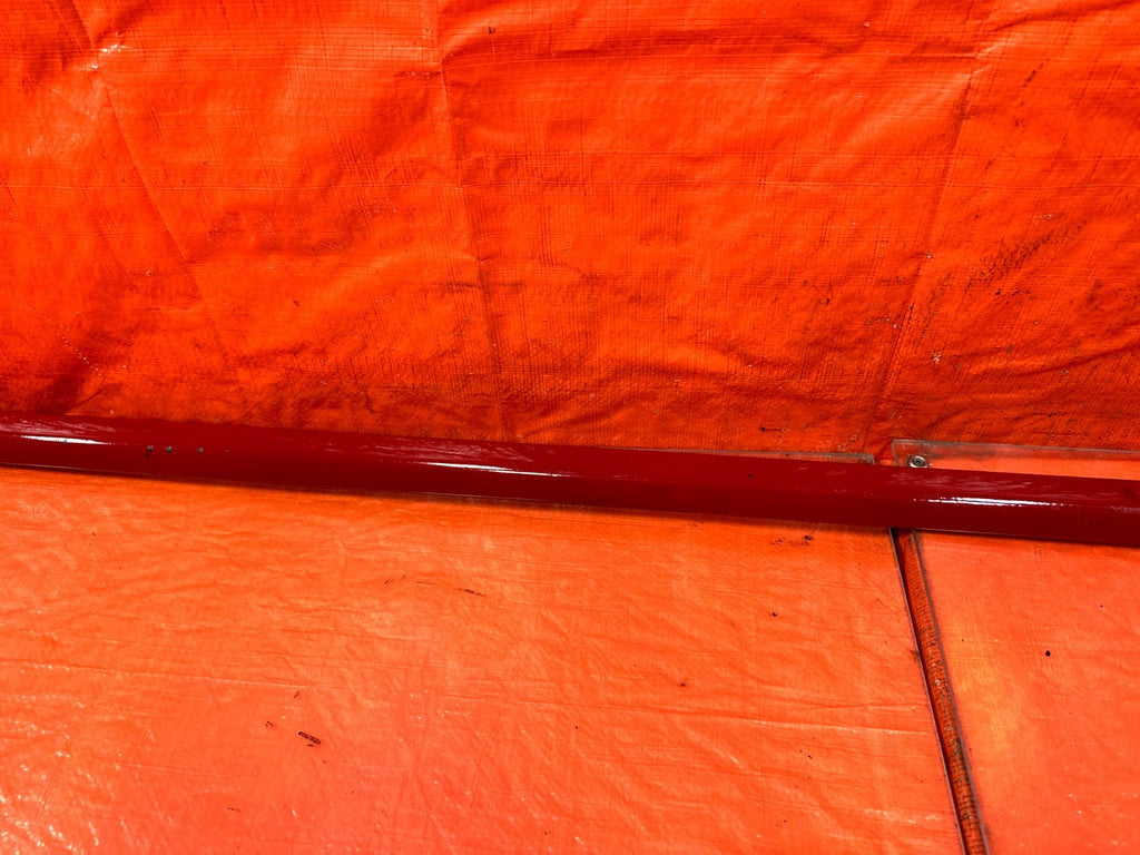 96 00 HONDA CIVIC COUPE   PASSENGER RIGHT DOOR MOLDING TRIM   RED   OEM 3193