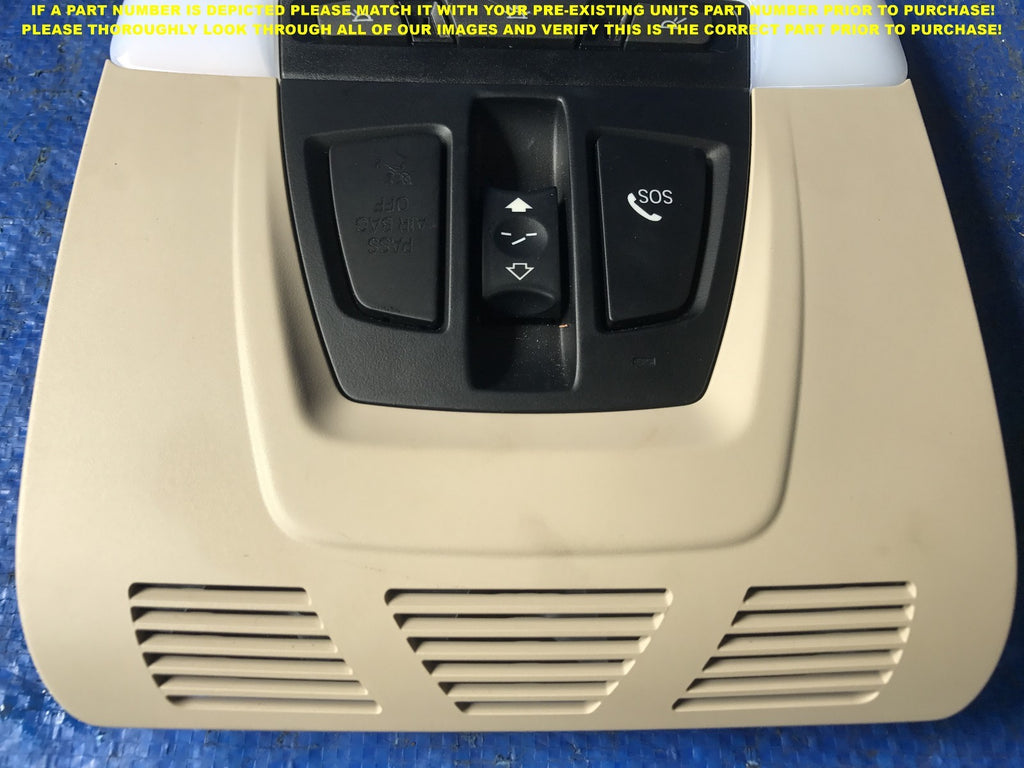 OEM 2014 14 BMW 328i SEDAN DOME MAP LIGHT1