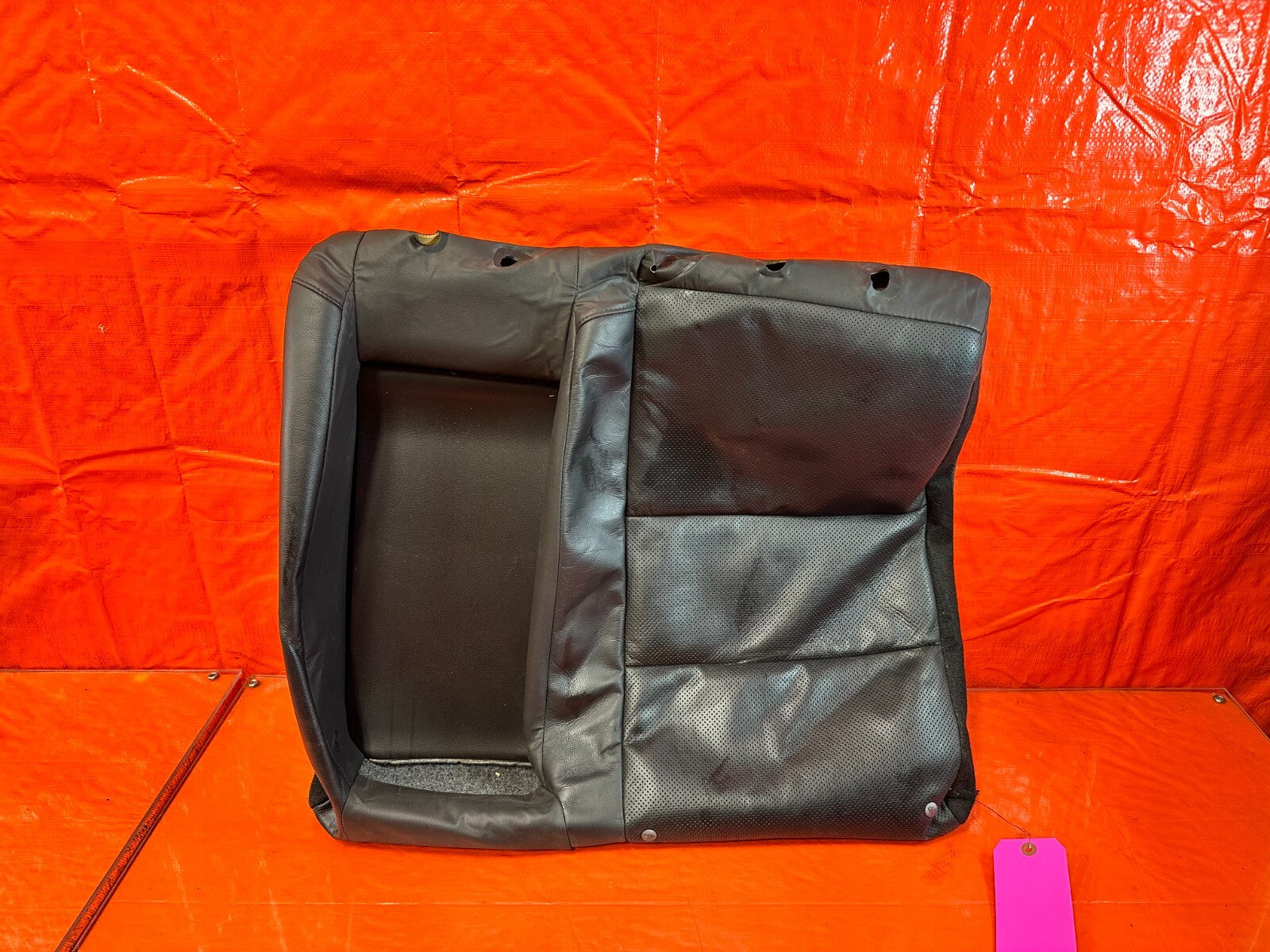 09 10 ACURA TSX   BLACK LEATHER LEFT REAR INNER UPPER SEAT COVER   OEM #2790
