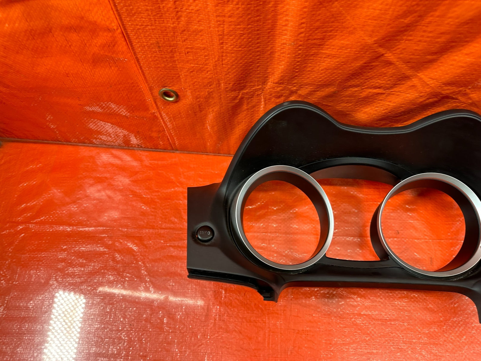 08 15 LANCER EVOLUTION X EVO 10 INSTRUMENT GAUGE CLUSTER BEZEL TRIM OEM #2178