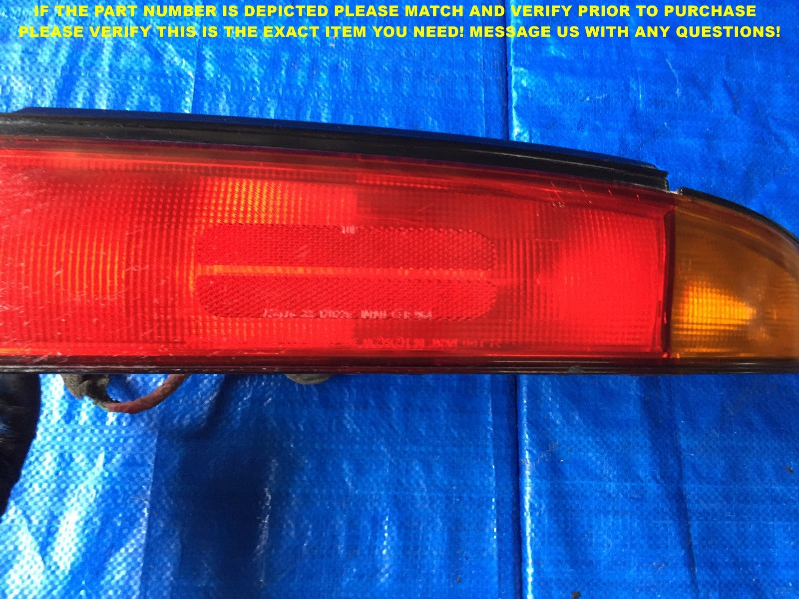 OEM 1993 1994 INFINITI J30 PASSENGER RIGHT TAIL LIGHT R RH 93 94 12