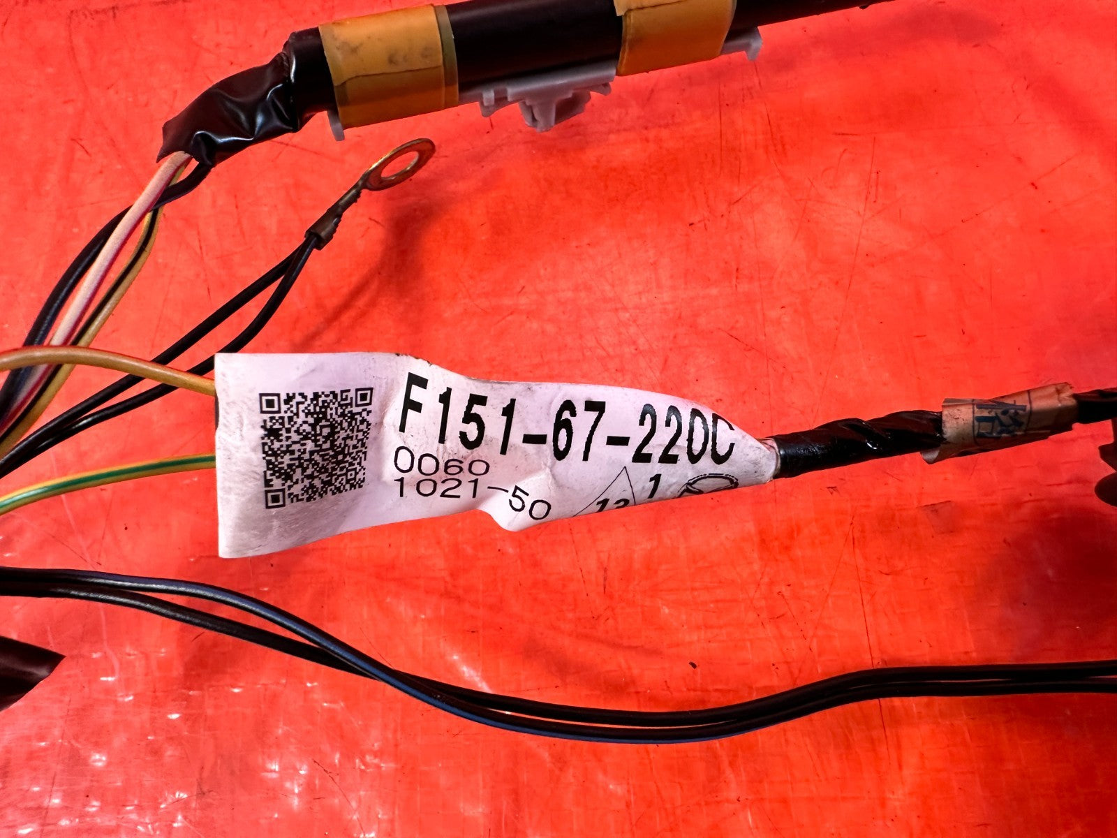09 11 MAZDA RX8 RX 8   DRIVER LEFT REAR DOOR WIRE HARNESS WIRING LOOM   OEM 3035