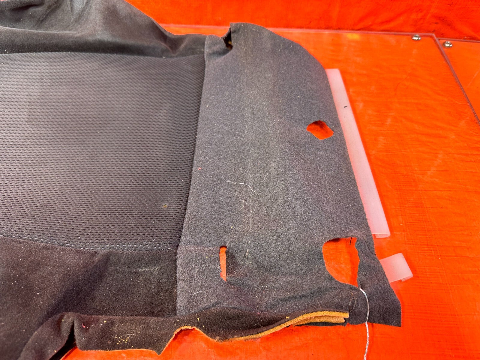 06 11 HONDA CIVIC SI DRIVER LEFT FRONT UPPER SEAT SKIN CLOTH FABRIC COVER OEM 872