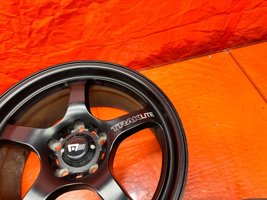 MOTEGI RACING TRAKLITE 17 INCH ALLOY WHEELS SET OF 3 17x8 +40 5x114.3 AFTERMARKE21