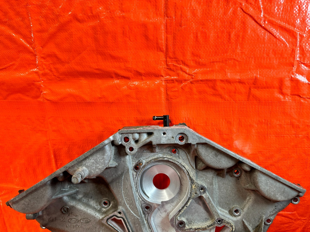 13 16 HYUNDAI GENESIS COUPE 3.8L G6DJ   ENGINE MOTOR TIMING CHAIN COVER OEM #2992