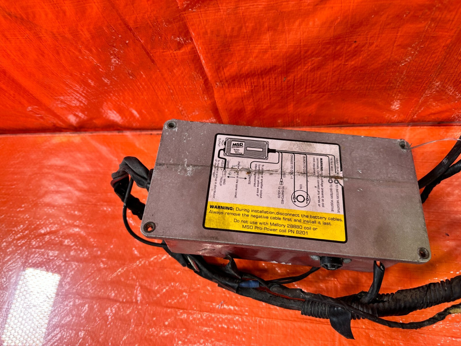 88 91 HONDA CRX   MSD 6AL IGNITION CONTROL   PART 64620   #27710