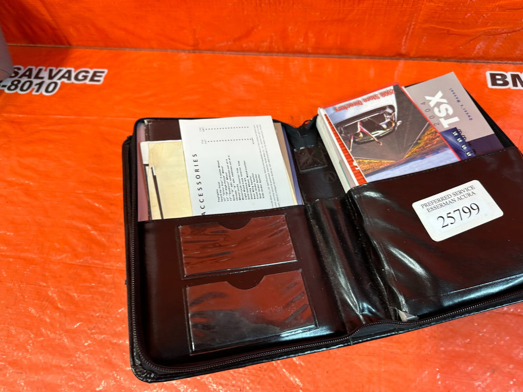 04 05 ACURA TSX   OWNERS MANUAL BOOKLET   OEM FACTORY OE #2557