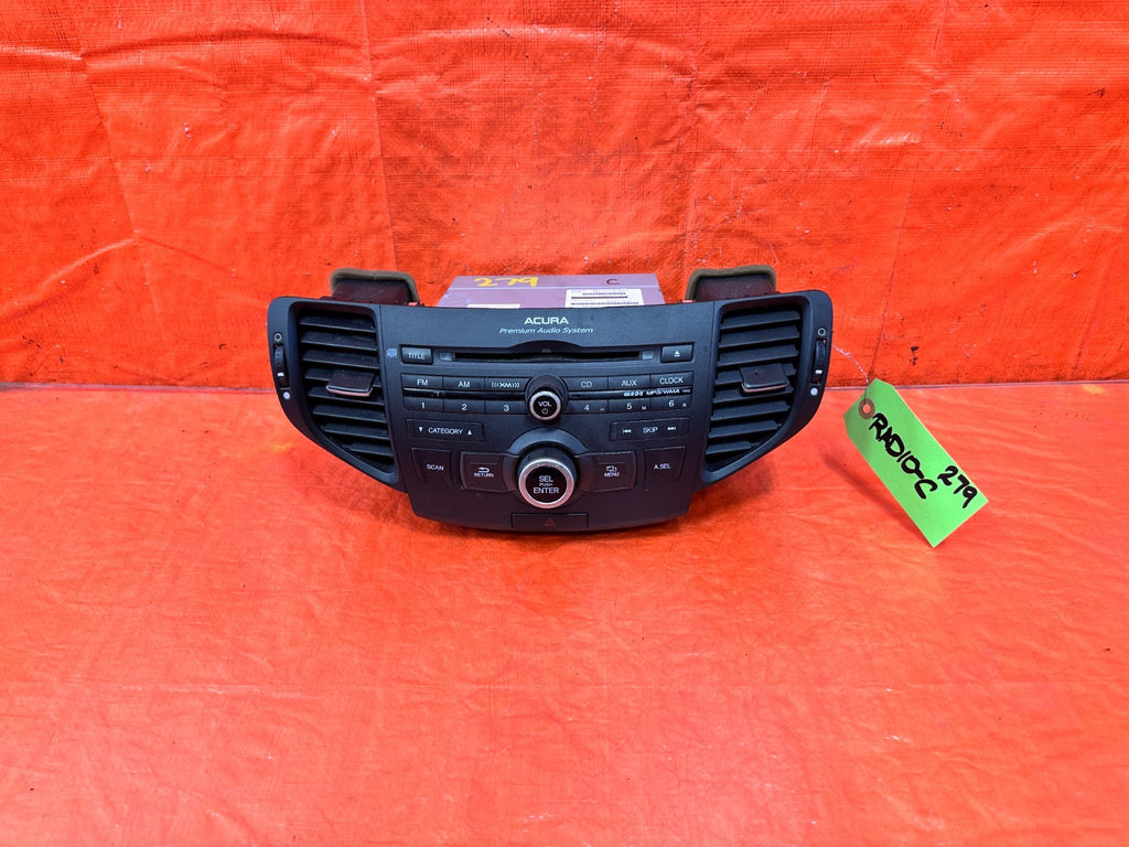 09 10 ACURA TSX   PREMIUM AUDO SYSTEM   RADIO STEREO CD PLAYER   39100 TL2 A0000
