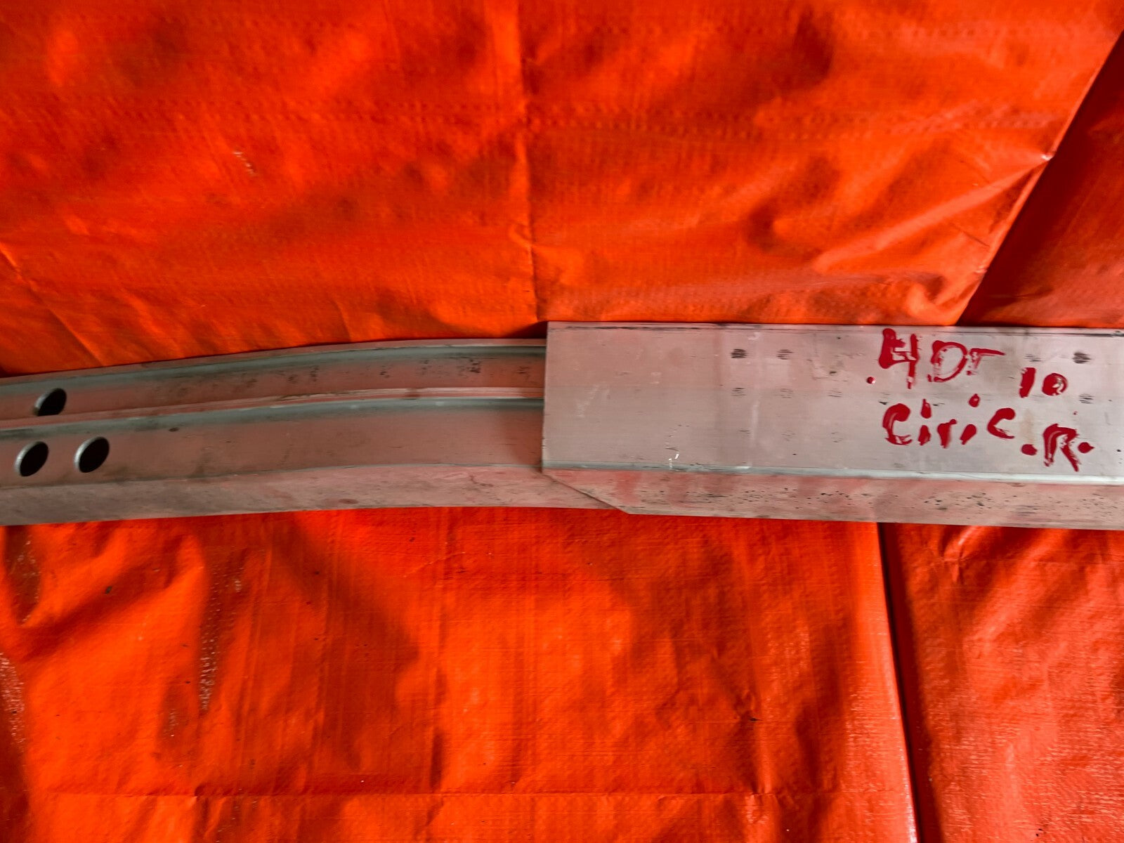 07 11 HONDA CIVIC   SI SEDAN K20Z3   REAR REINFORCEMENT RE BAR CRASH BEAM OEM OE5
