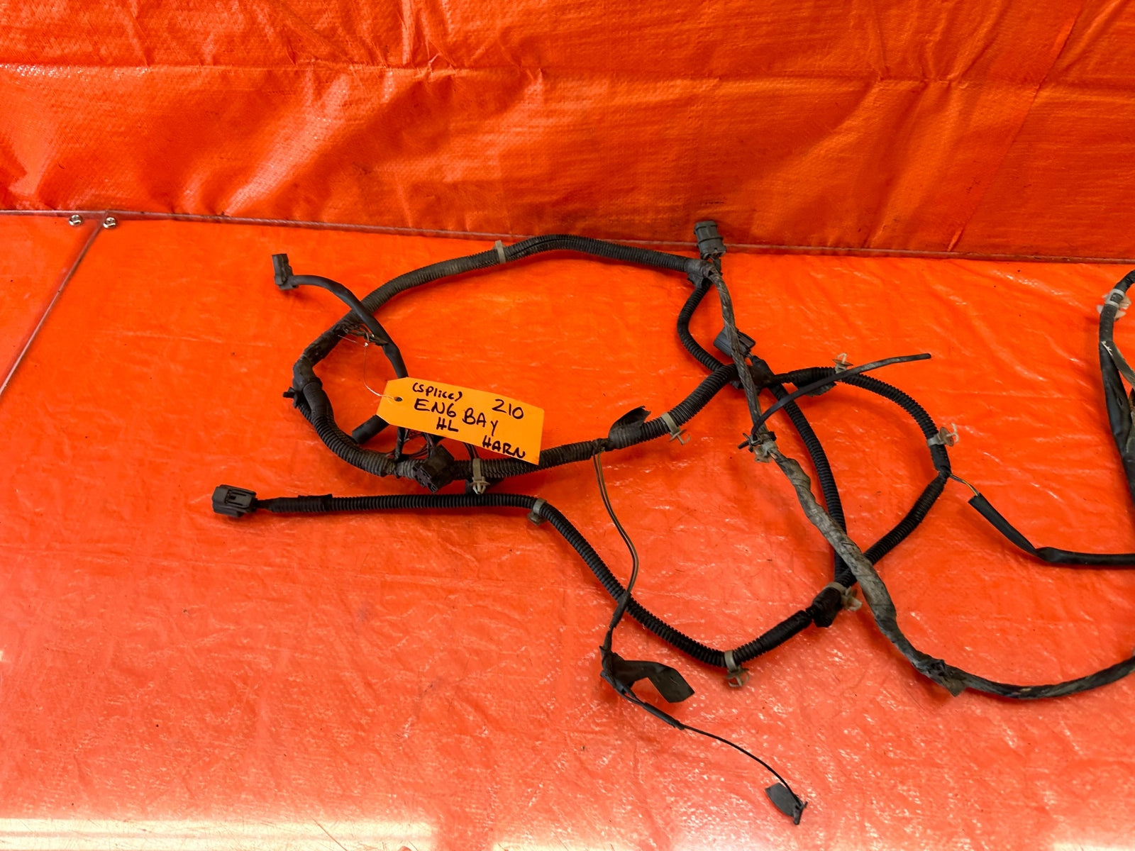 99 01 HONDA PRELUDE   LEFT CABIN / ENGINE ROOM WIRE HARNESS WIRING LOOM OEM #2107