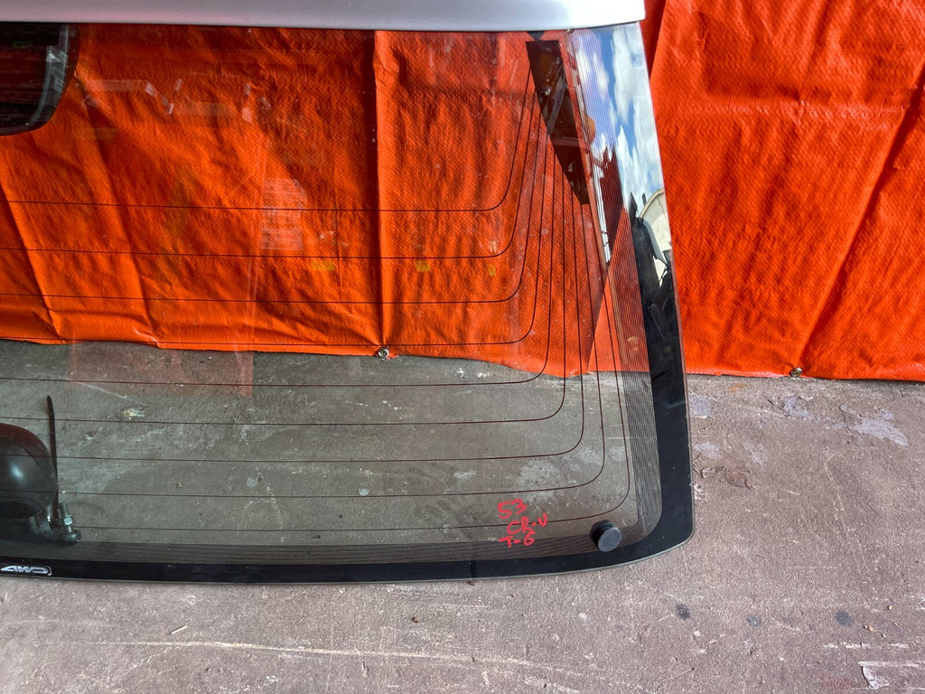 97 01 HONDA CR V CRV   REAR HATCH WINDSHIELD W/ GLASS, WIPER AND TRIM   OEM OE4