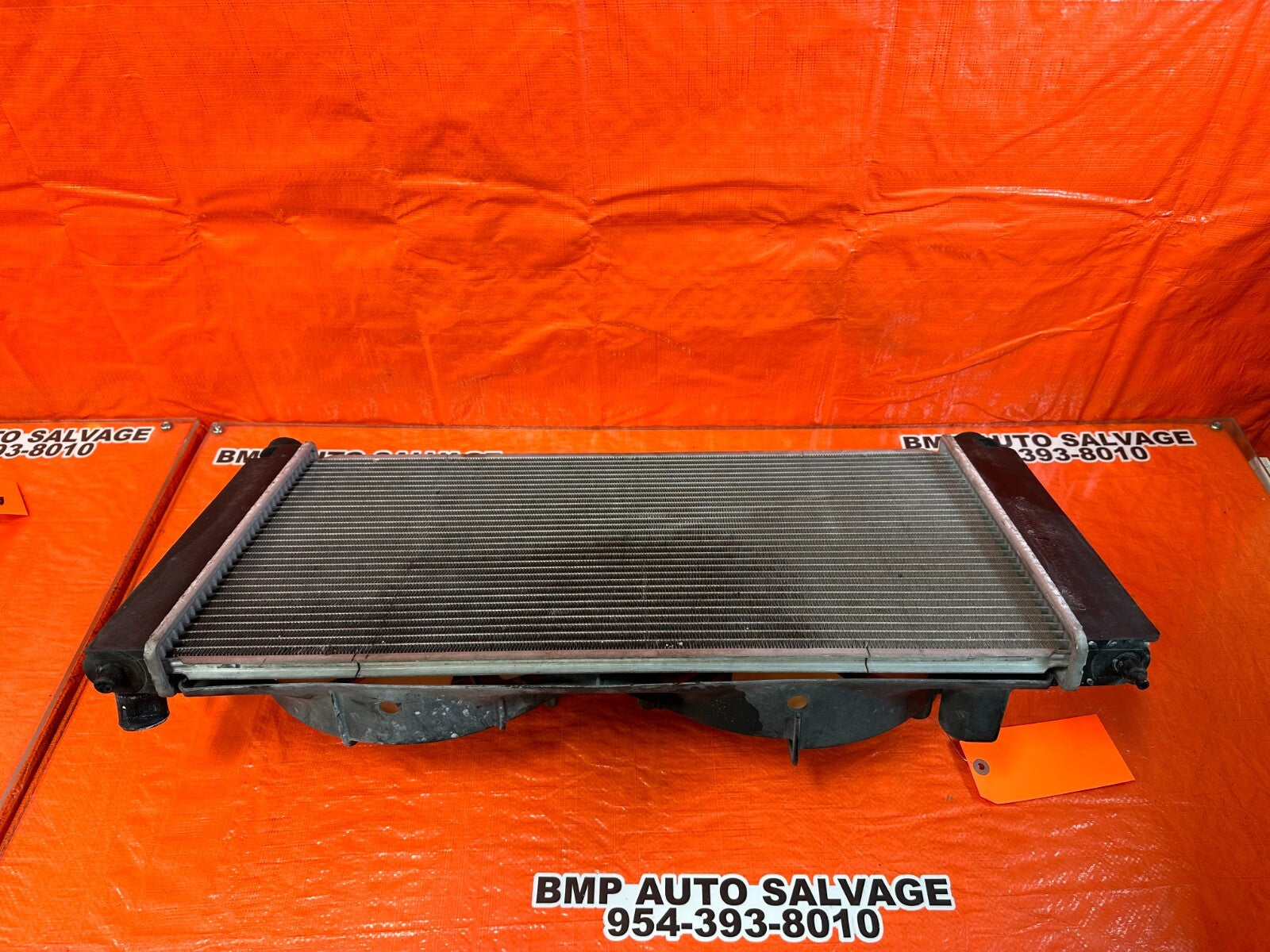00 05 TOYOTA CELICA GTS MANUAL RADIATOR W/ BOTH COOLING FANS & OVERFLOW TANK OEM9