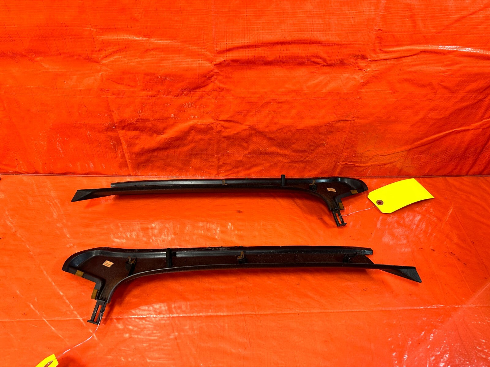 90 97 MAZDA MX 5 MIATA   LEFT & RIGHT A PILLARS   BLACK   OEM FACTORY #2678