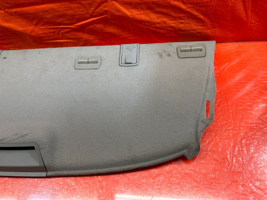 07 13 INFINITI G35 G37 SEDAN   REAR SPEAKER COVER TRAY LINER TRIM   GRAY OEM 1924