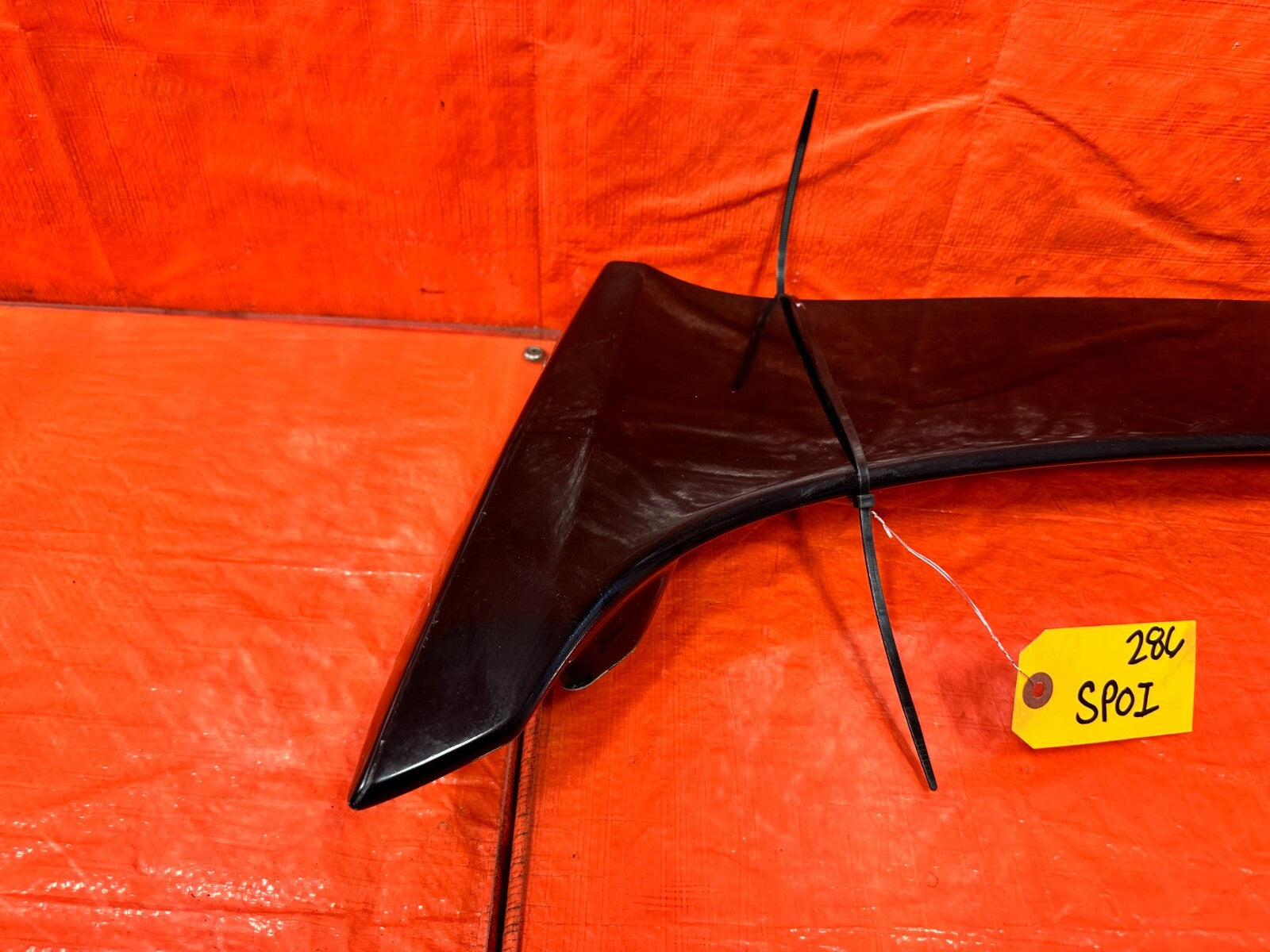 06 11 HONDA CIVIC COUPE   SI FACTORY SPOILER WING   BLACK COLOR OEM FACTORY 2865