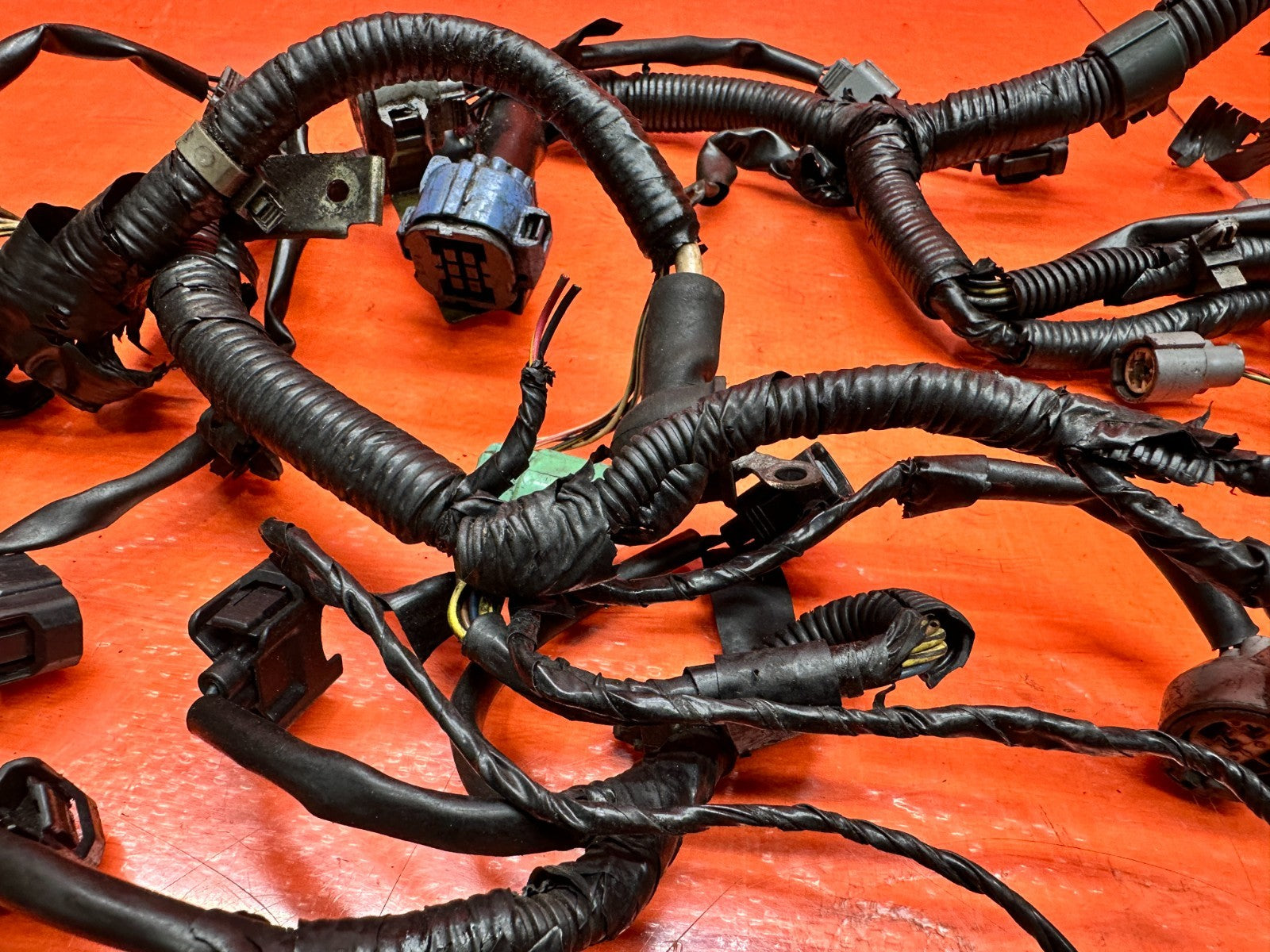 99 00 HONDA CIVIC SI 1.6L B16A2 B16 B16A ENGINE WIRE HARNESS OEM  MISSN 2 PLUGS10