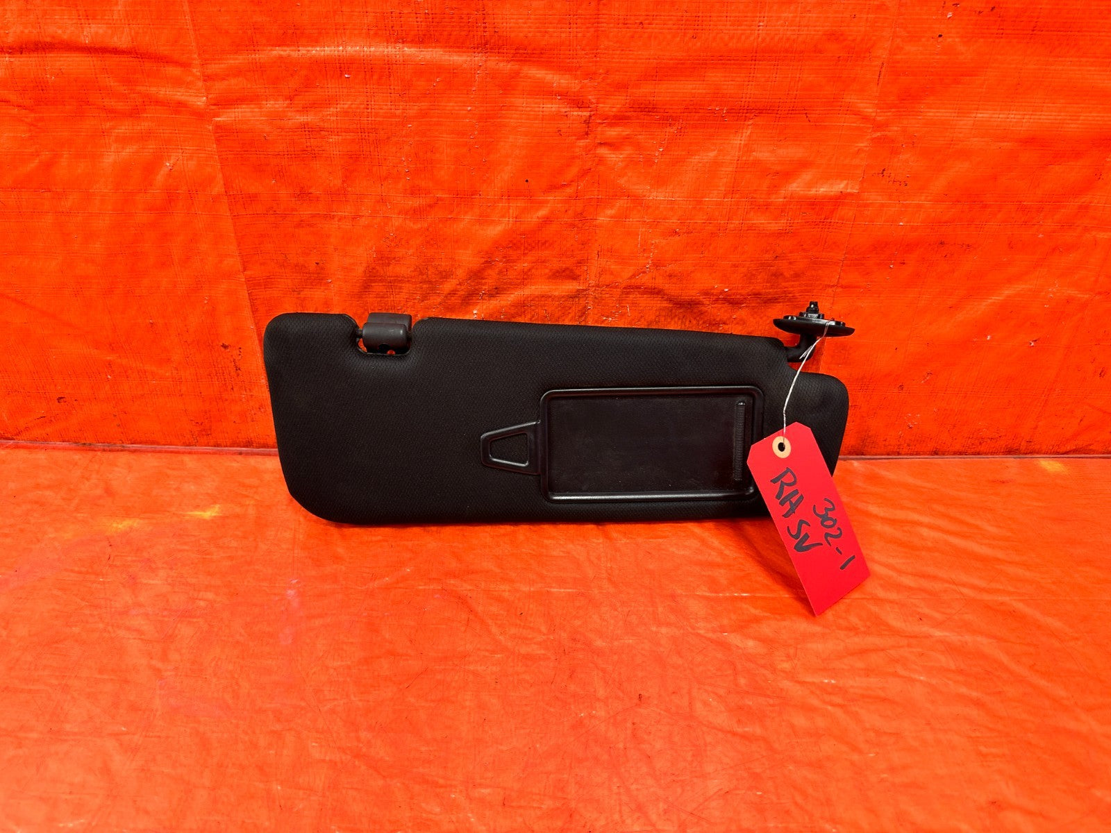 13 16 HYUNDAI GENESIS COUPE 3.8L   SUN VISOR   PASSENGER RIGHT SIDE   BLACK #3020