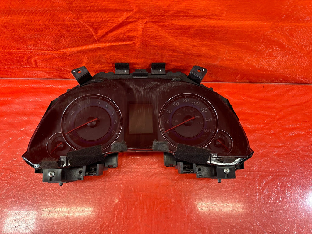2008 INFINTI G37   AUTOMATIC   W/ NAVIGATION   INSTRUMENT GAUGE CLUSTER   258K5